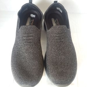 Skechers Charcoal slip on sneakers